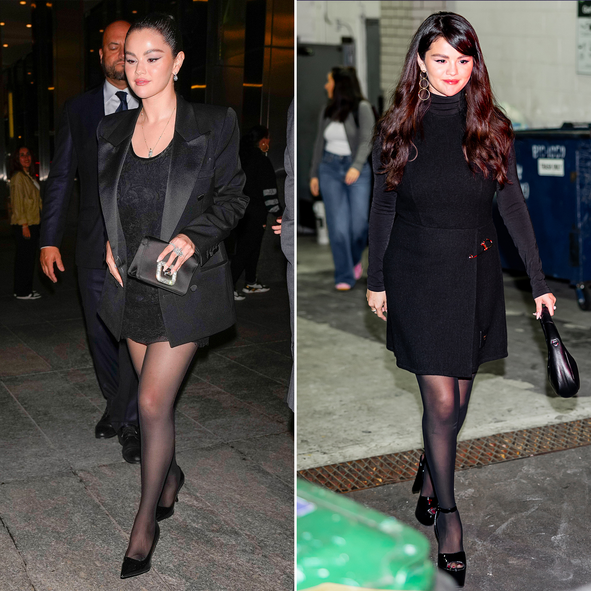 Selena Gomez é a rainha do vestidinho preto deste outono