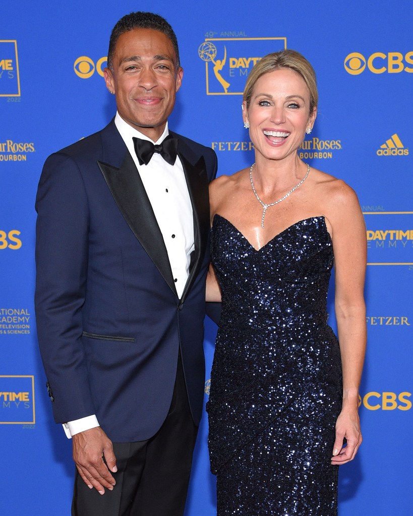 T.J. Holmes and Amy Robach Are Living Together Full Time Not by Choice