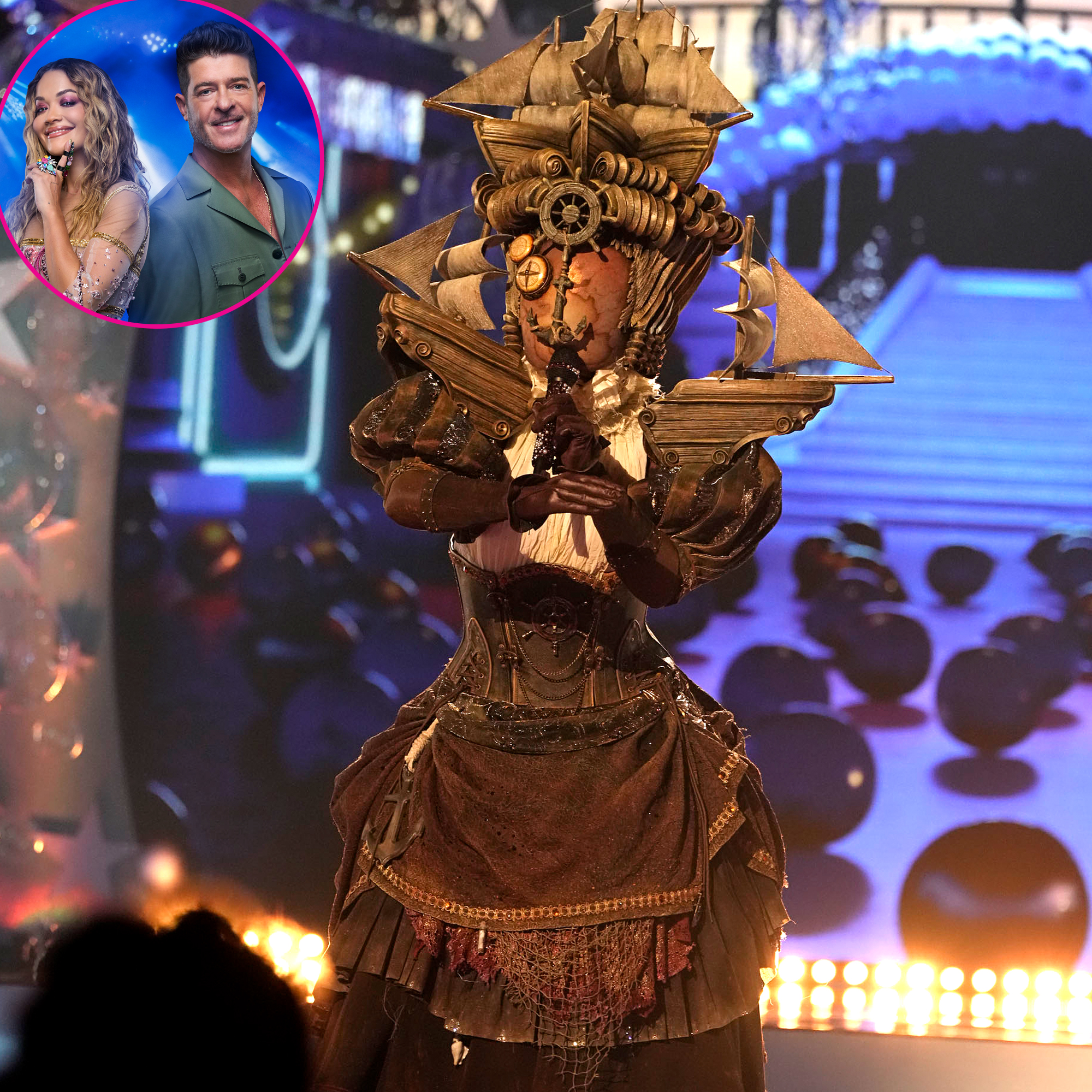 Robin Thicke y Rita Ora de The Masked Singer comparten su conjetura sobre el barco