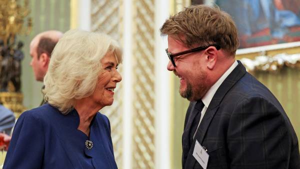 Queen Camilla Hosts A List Party With Cate Blanchett Andrew Garfield James Corden and More at Buckingham Palace 1