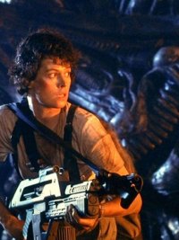 Sigourney Weaver in Aliens.