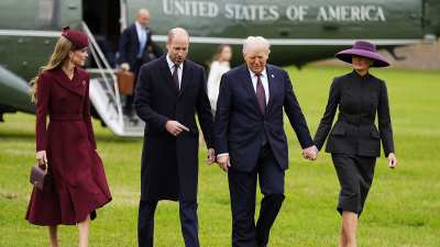 Feature UK Hosts President Trump And First Lady Melania Trump For State Visit Prince William