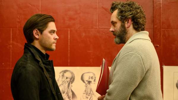 Tom Payne and Michael Sheen in Prodigal Son