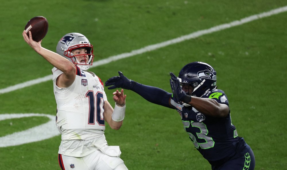 Drake Maye Holds Back Tears After Patriots Lose Super Bowl 2026