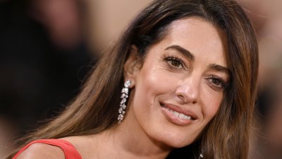 BEVERLY HILLS, CALIFORNIA - JANUARY 11: (FOR EDITORIAL USE ONLY) Amal Clooney attends the 83rd Annual Golden Globe Awards at The Beverly Hilton on January 11, 2026 in Beverly Hills, California. (Photo by Axelle/Bauer-Griffin/FilmMagic)
