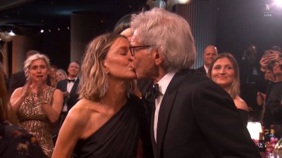 Harrison Ford kiss Calista Flockhart SAG Screen 2026 Actors Guild Awards Actor Awards