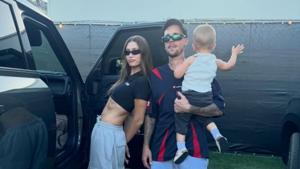 Hailey Bieber Shares Photo With Justin and Son Jack After Coachella Weekend