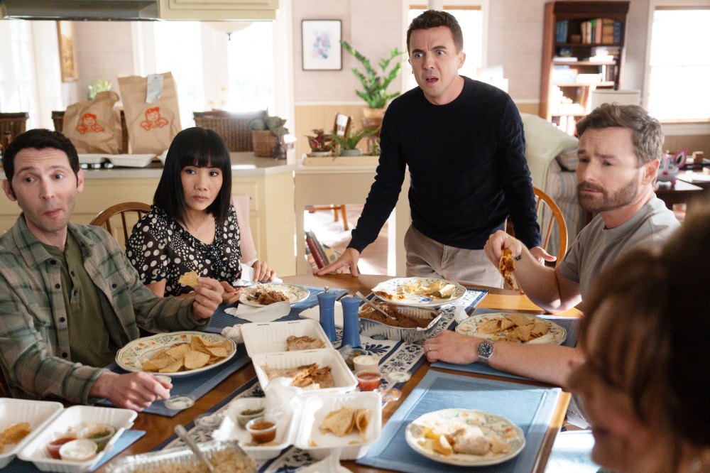 Justin Berfield, Emy Coligado, Frankie Muniz and Christopher Masterson in Malcolm in the Middle: Life's Still Unfair