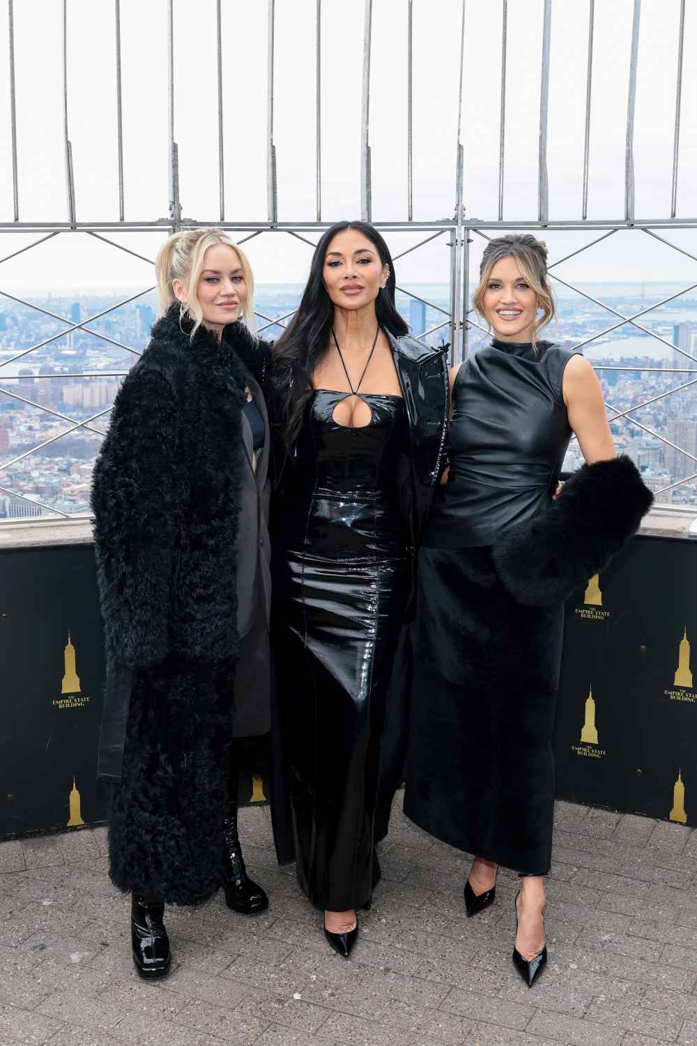 Kimberly Wyatt, Nicole Scherzinger and Ashley Roberts at the Empire State Building