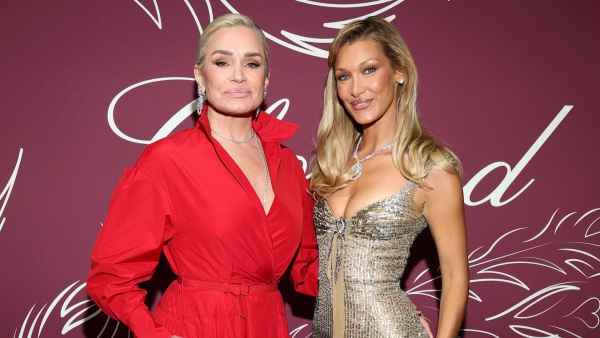 GettyImages-2276955248 Yolanda Hadid Makes Rare Red Carpet Appearance With Bella