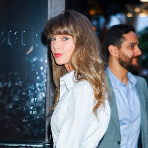 NEW YORK, NEW YORK - MAY 14: Taylor Swift is seen on May 14, 2026 in New York City. (Photo by Aeon/GC Images)