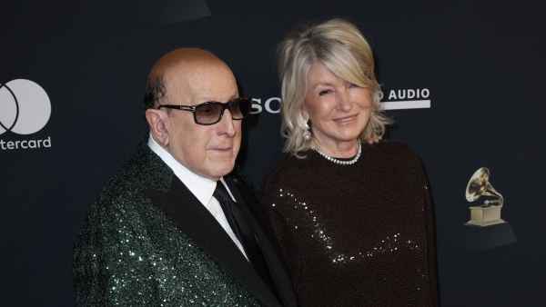 GettyImages-2258748922 Martha Stewart Shares Touching Tribute to Clive Davis
