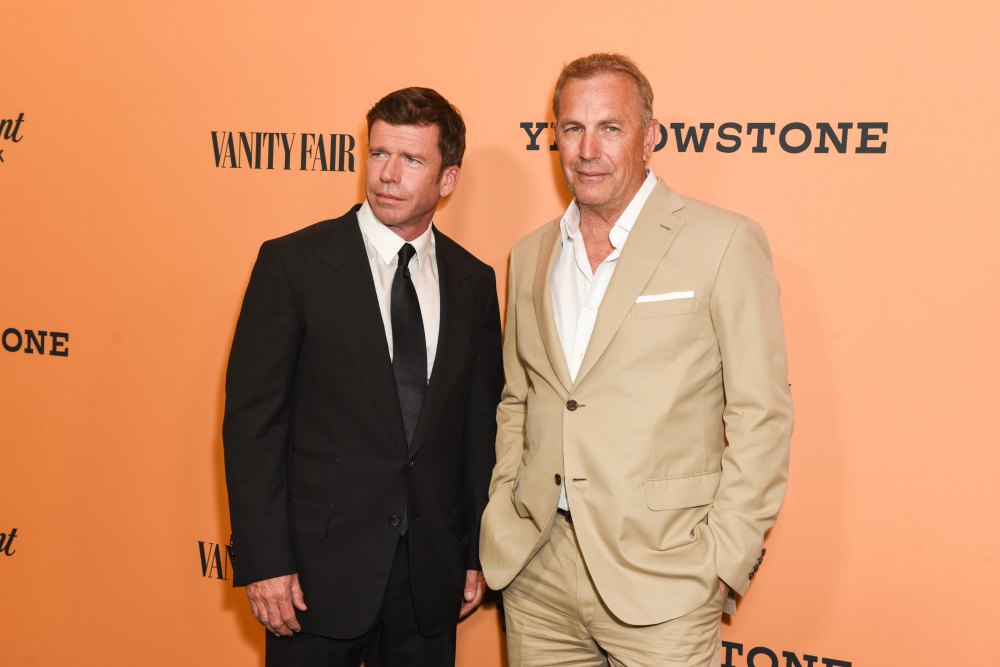 Taylor Sheridan and Kevin Costner