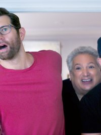 Billy Eichner, Harvey Fierstein, Luke Macfarlane in Bros