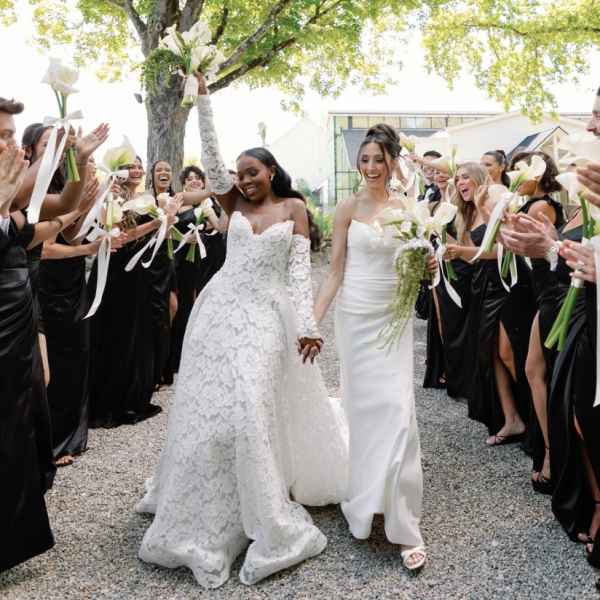 The Valleys Jasmine Goode and Melissa Marie Are Married Inside Their Romantic Wedding Ceremony
