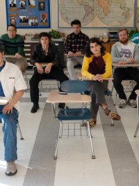 Gary Richardson, Carmen Christopher, Nathan Min, Roberta Colindrez, Nick Mestad, Sofia Black-D'elia, Micah Sternberg, Matt Barats, John Reynolds in Never Change!