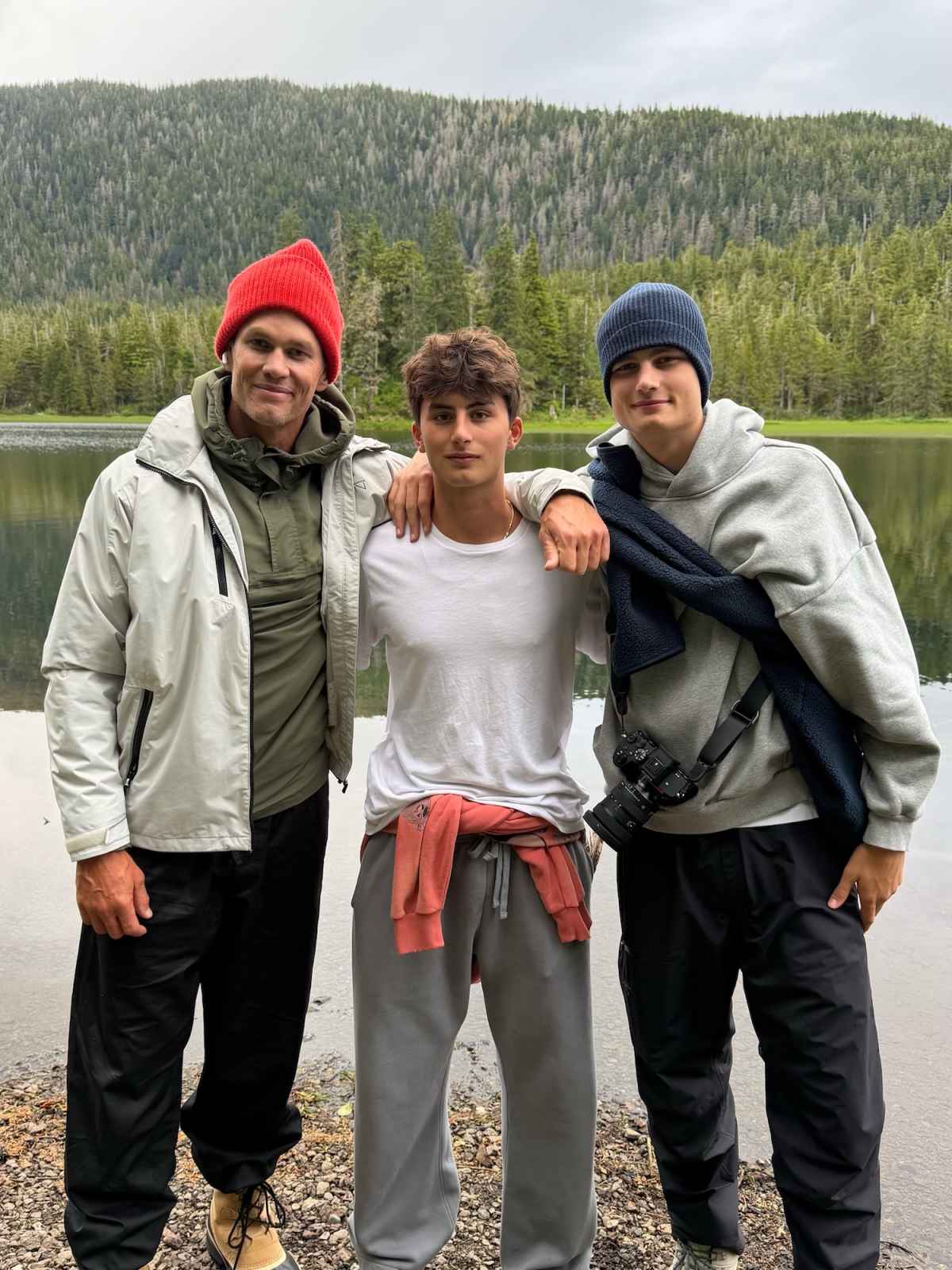 Tom Brady's Sons Jack, 18, and Benjamin, 16, Are Nearly as Tall as Their Dad on Alaska Trip