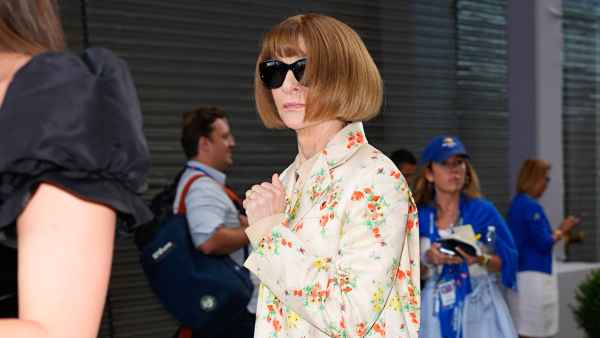 Anna Wintour arrives at The US Open on August 25, 2026 in New York City.