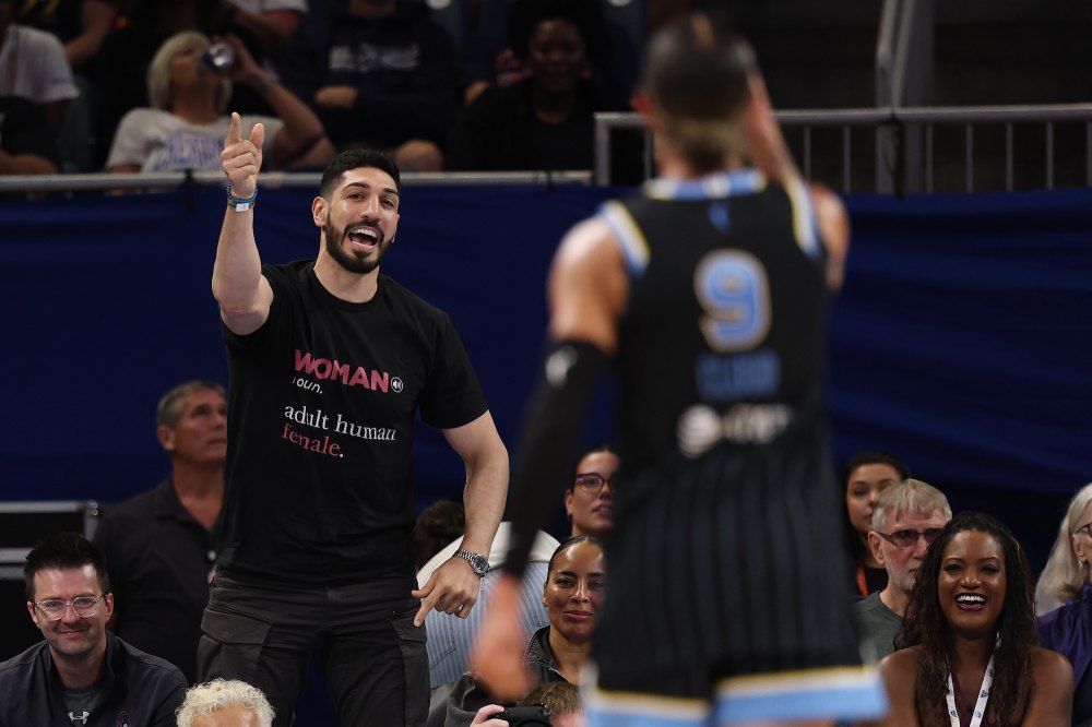 NBA Players Rip Enes Kanter Freedom for WNBA Game Stunt Hes a Loser