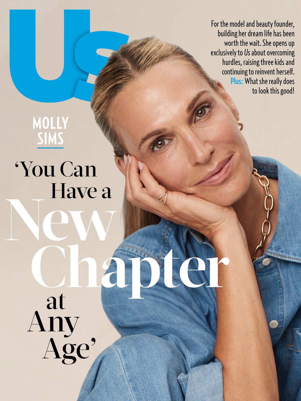 Molly Sims 2634 Us Weekly Cover No Chip