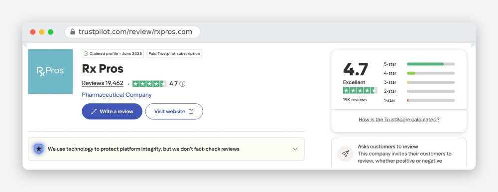 RxPros_Trustpilot_Evidence