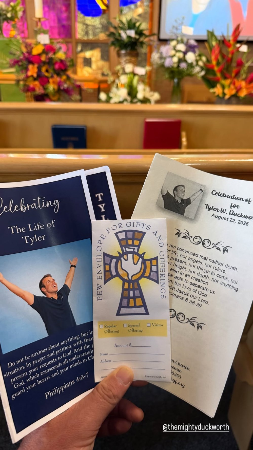 Tyler Duckworth Laid to Rest After Death at 44 1
