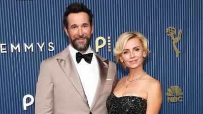 Noah Wyle and Sara Wells Couple Red Carpet Arrival 2026 Emmy