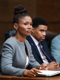 Emayatzy Corinealdi and Kyle Bary in Reasonable Doubt