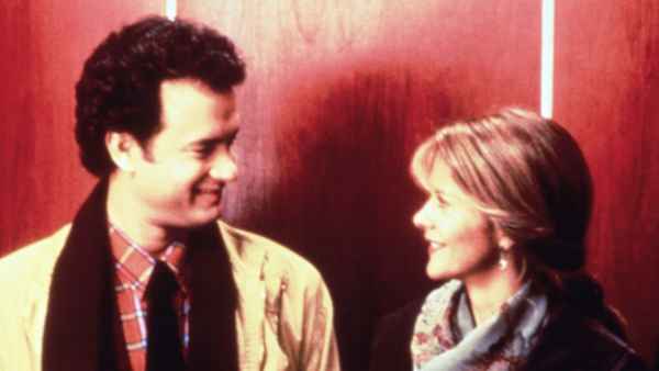 Tom Hanks, Ross Malinger and Meg Ryan in Sleepless in Seattle