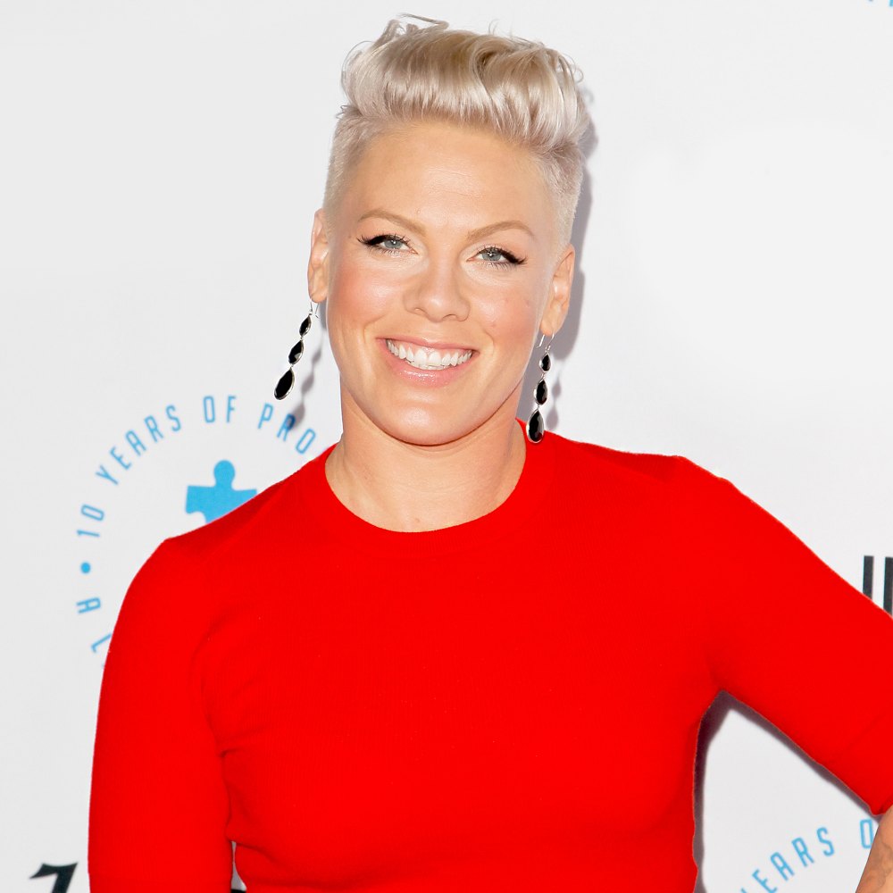 Pink Breast-Feeds Son While She Gets Hair and Makeup Done | Us Weekly