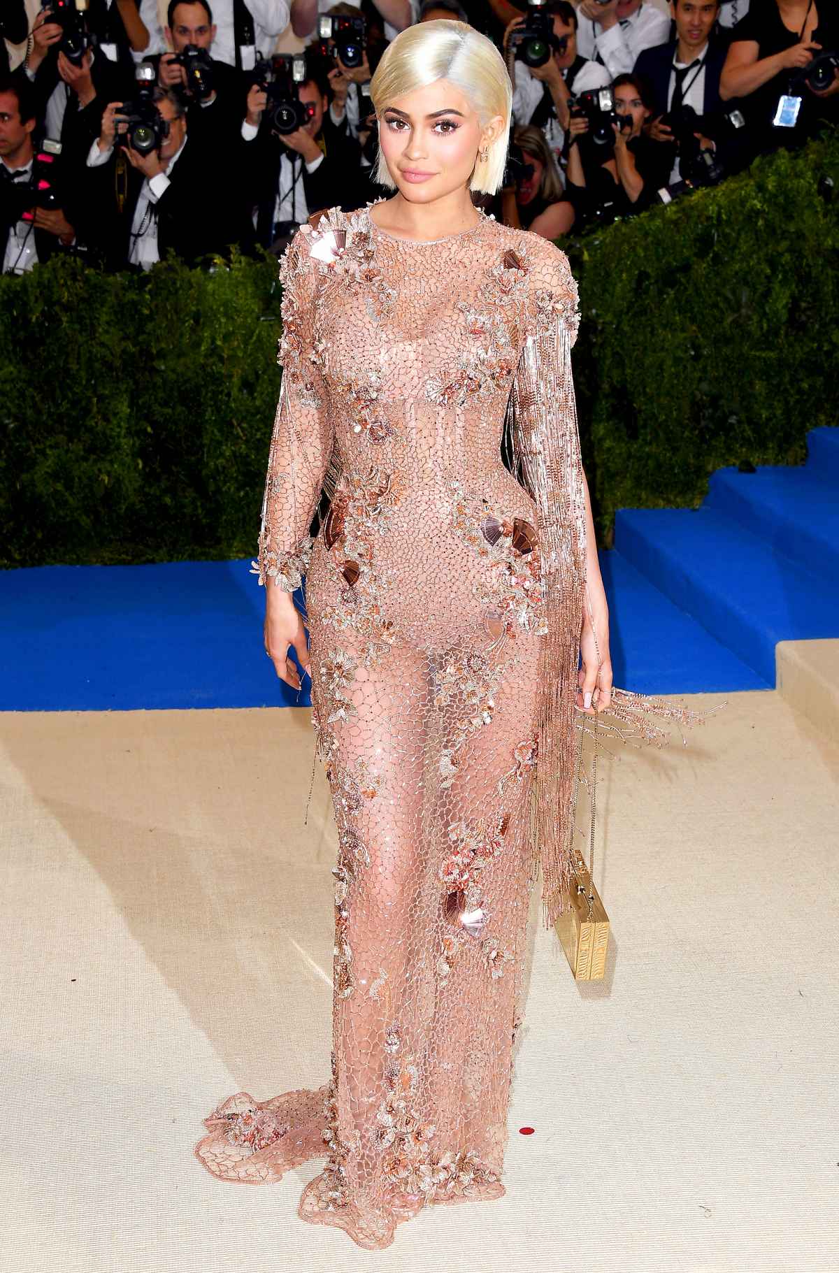 Met Gala 2017: Kylie Jenner Wears Sheer Versace Dress