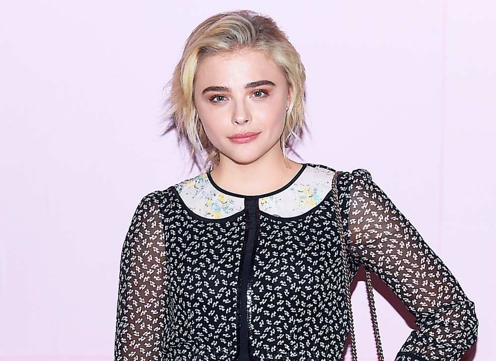 Chloe Grace Moretz shows off her legs in tiny short during New York trip