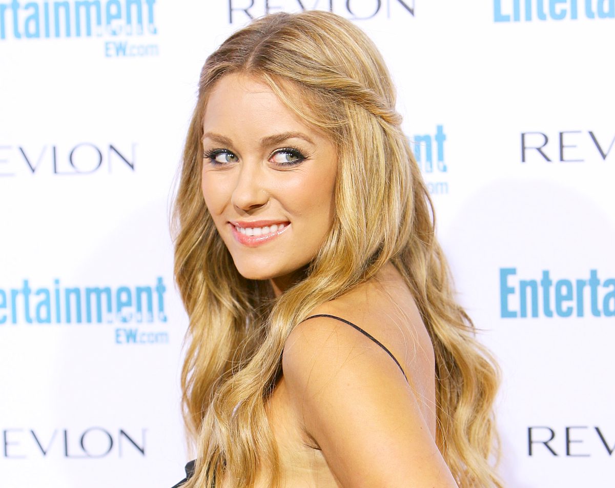 Lauren Conrad wears a new hairstyle during a photoshoot in West