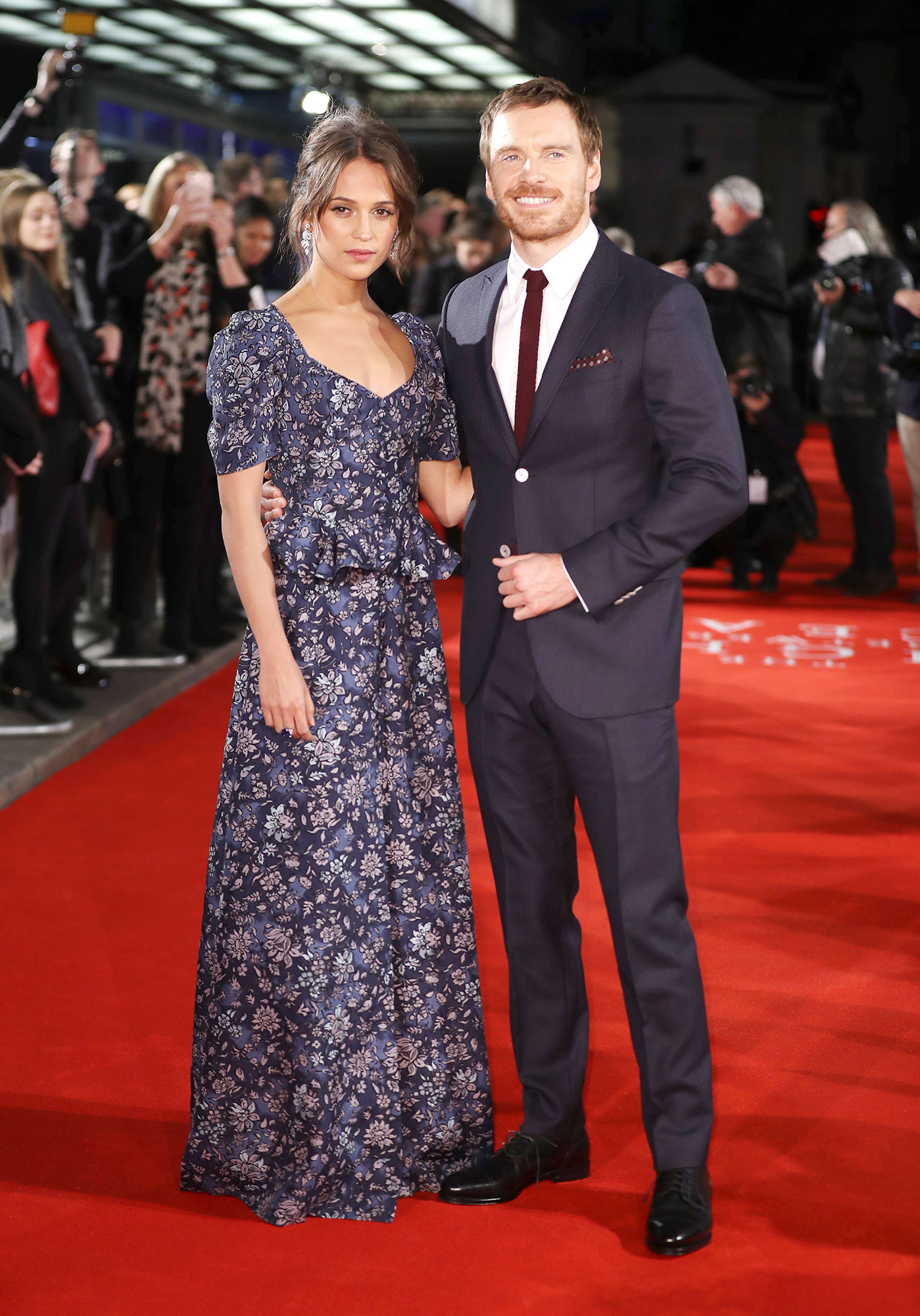 Alicia Vikander and Michael Fassbender Walk Red Carpet at Cannes
