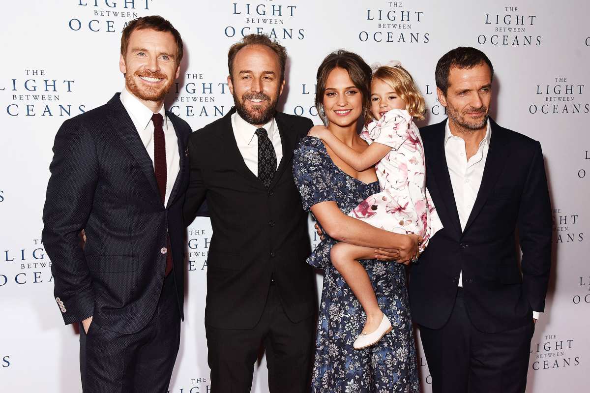 Digging Alicia Vikander's blue floral Louis Vuitton dress and laid-back  hair at the premiere for The Light Between Oceans in London this week <3