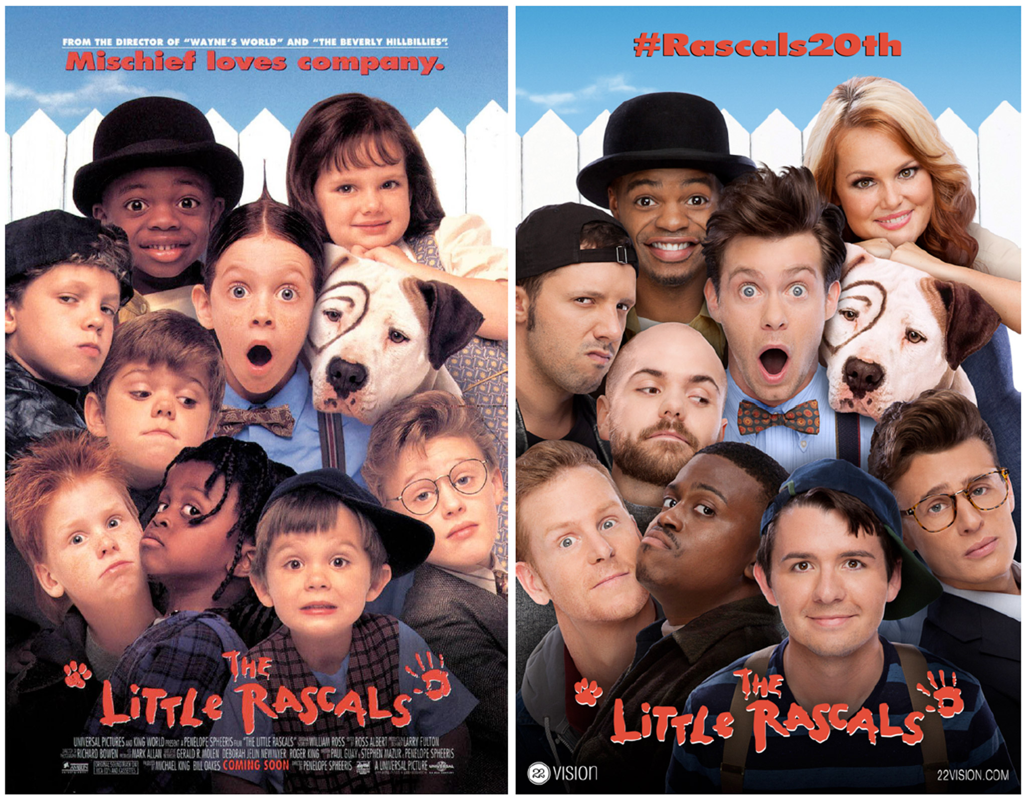 The Little Rascals 20th Anniversary Then And Now Cast Poster   1409775245 Little Rascals Poster Zoom 