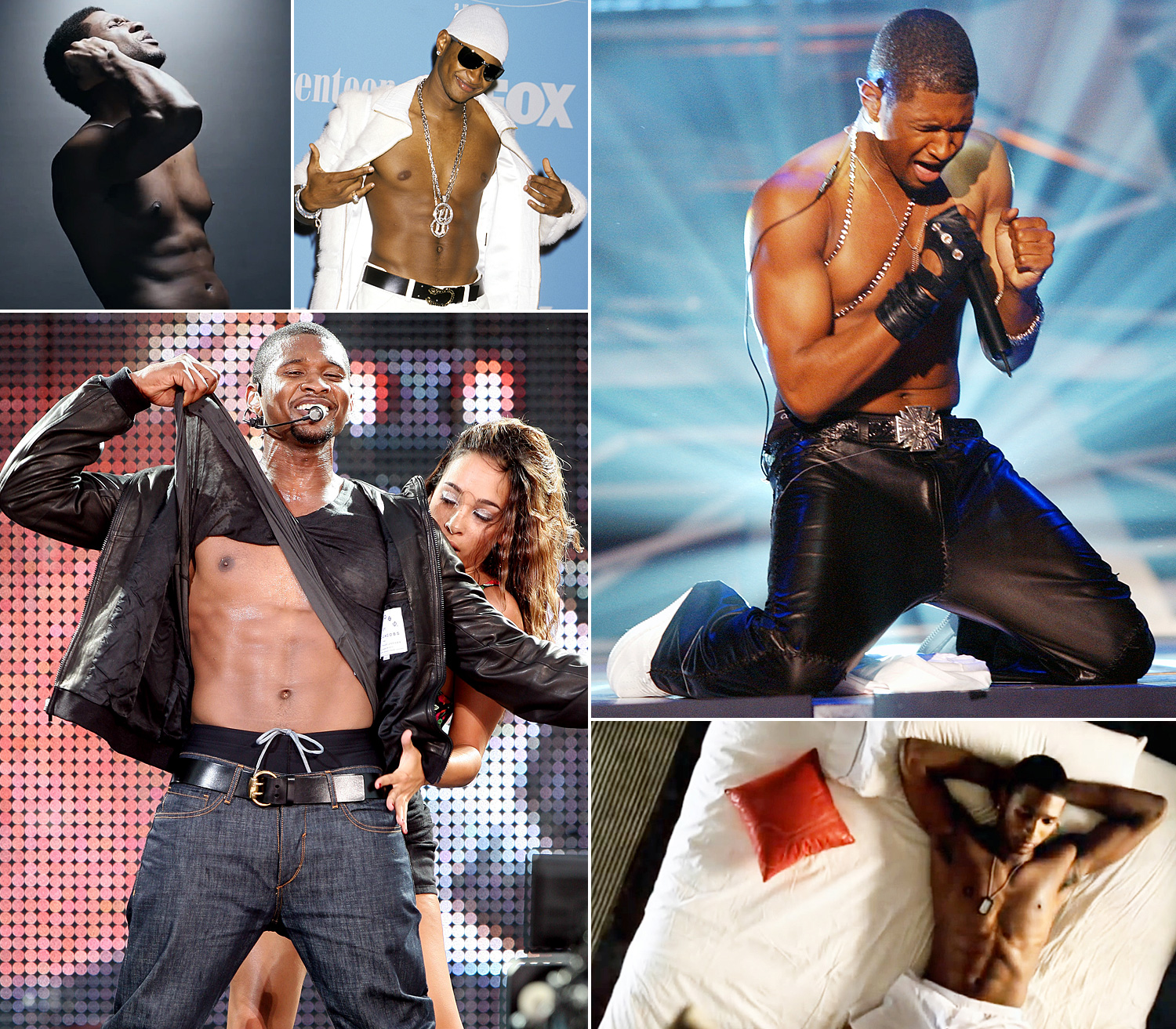 Usher S Hottest Shirtless Moments Us Weekly