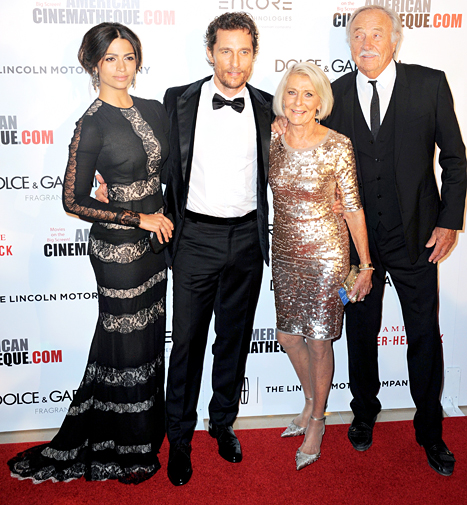 Matthew McConaughey Brings Kids, Mom, Camila Alves to Red Carpet: Pics