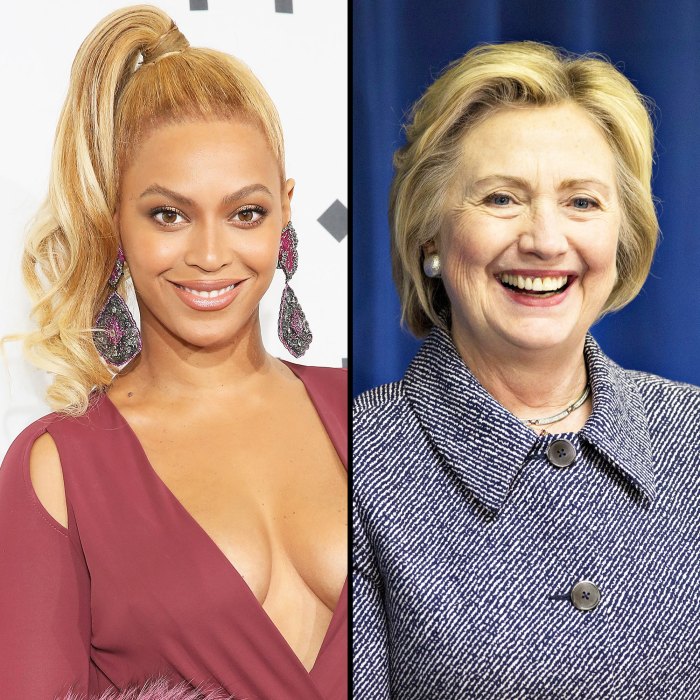 Beyonce Gets A Surprise Visit From Hillary Clinton