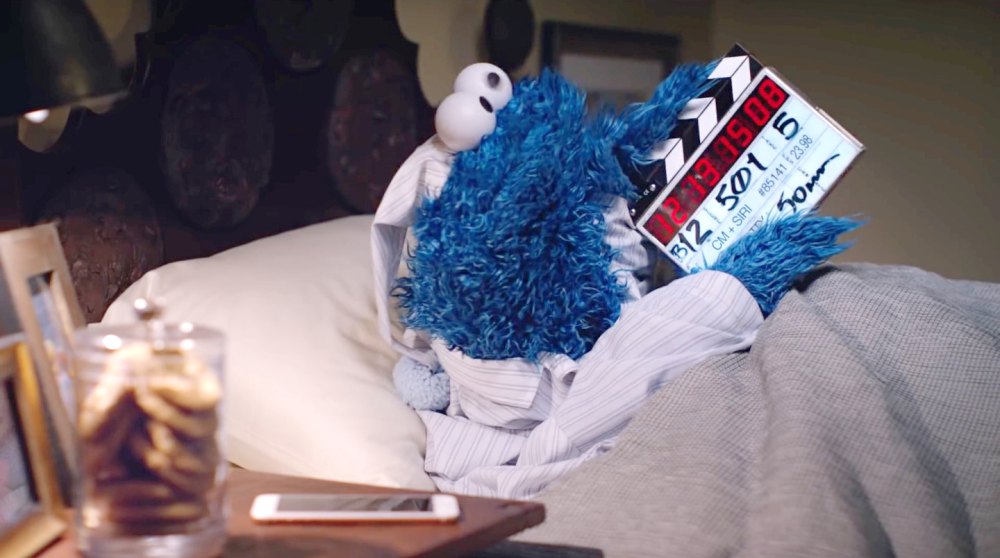 Cookie Monster Apple iPhone Commercial Outtakes Are Hilarious and