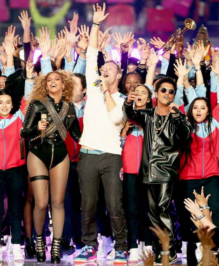 super bowl bruno mars beyonce coldplay