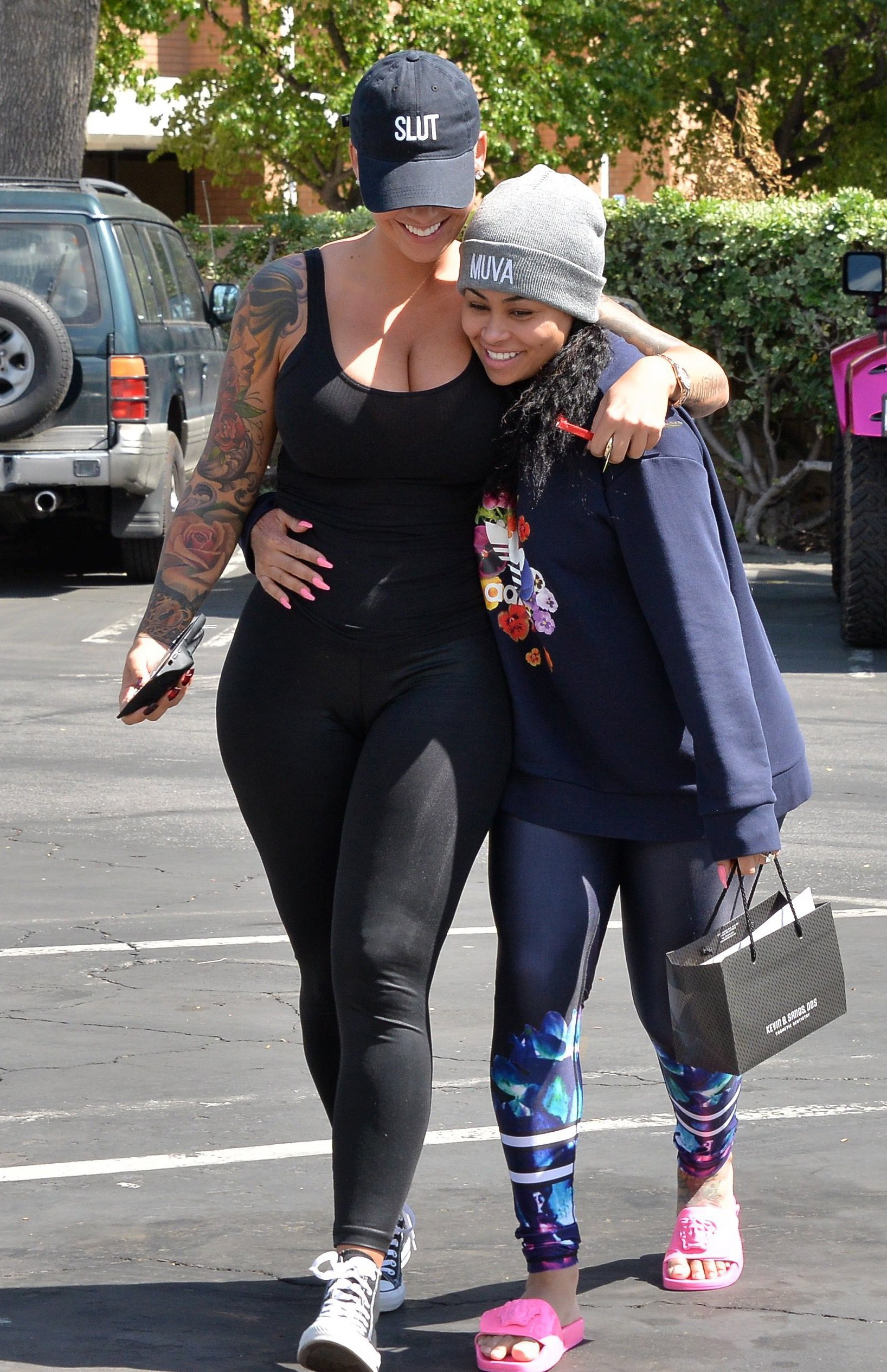 Blac Chyna Out With Amber Rose After Bonding With Kylie Jenner