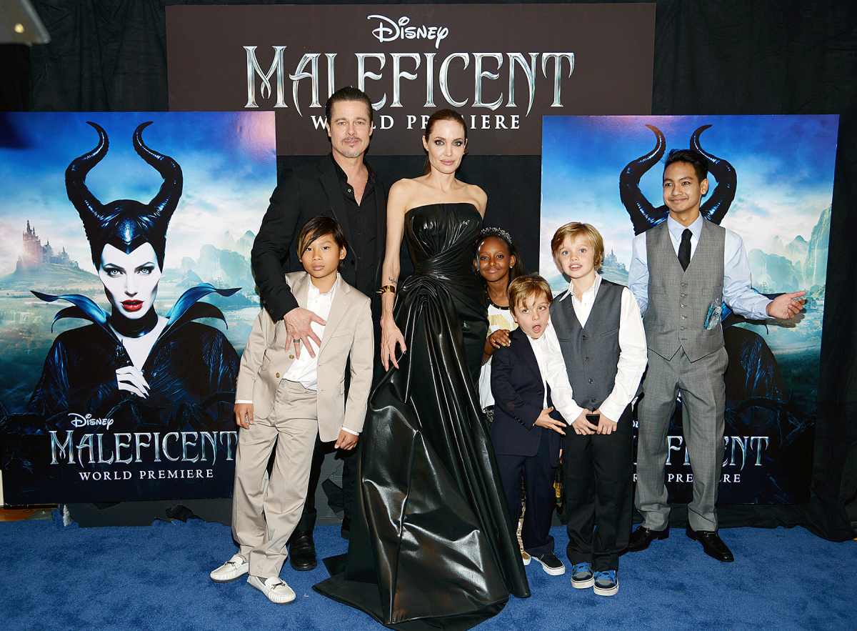 Angelina Jolie & Family - TheHollywoodFix 