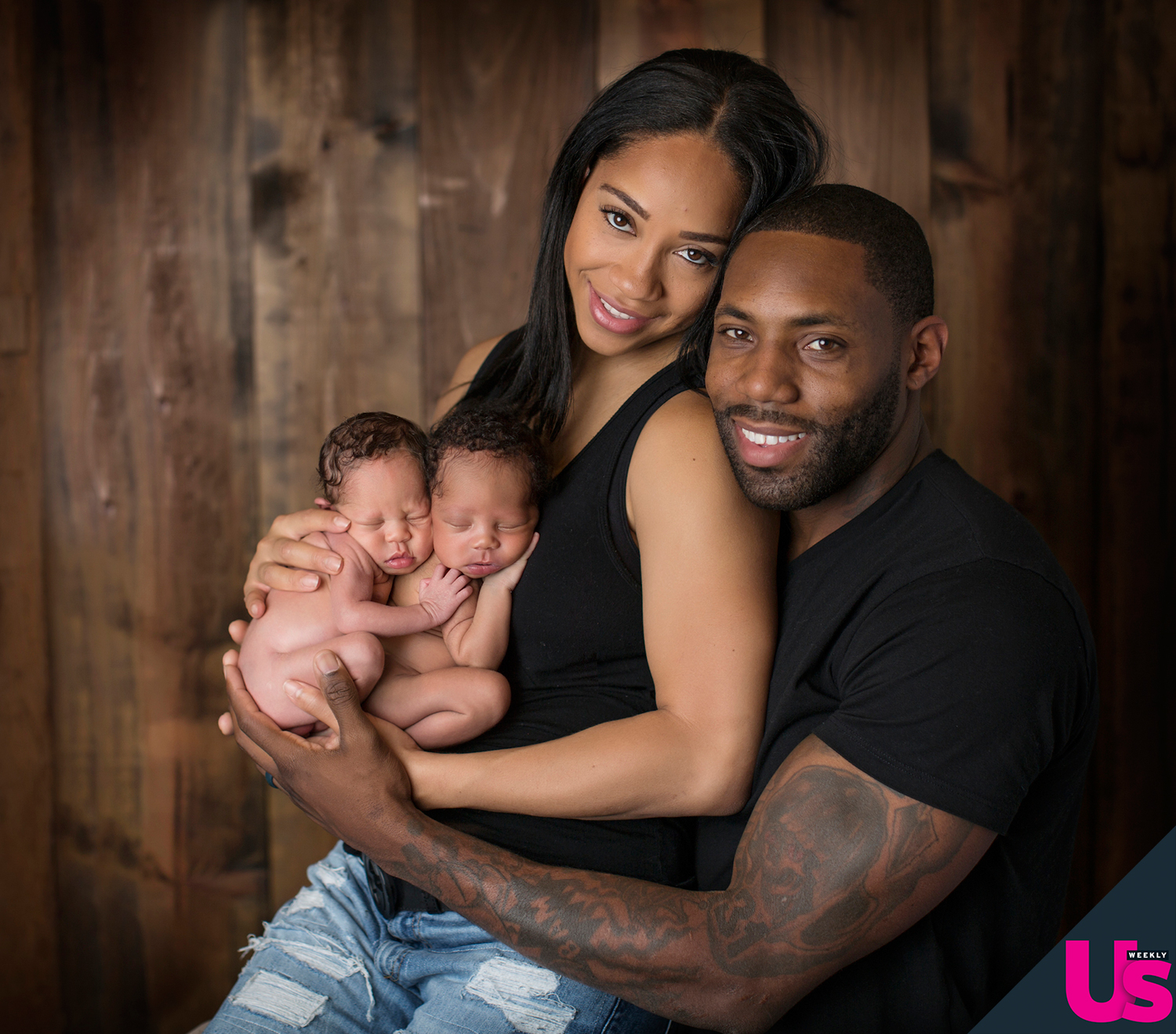 Antonio Cromartie's Twins Sleep in Football Helmets: First Pics