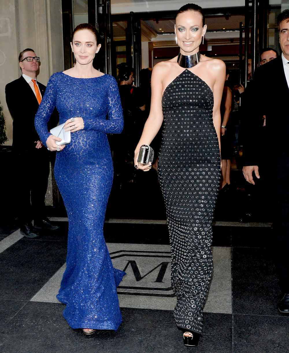 Met Gala 2016: Pregnant Emily Blunt and Olivia Wilde Step Out With Matching  Baby Bumps
