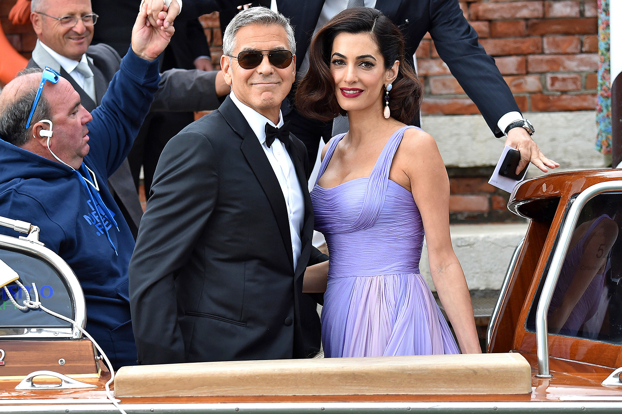 George, Amal Clooney Attend Venice Film Festival 2017