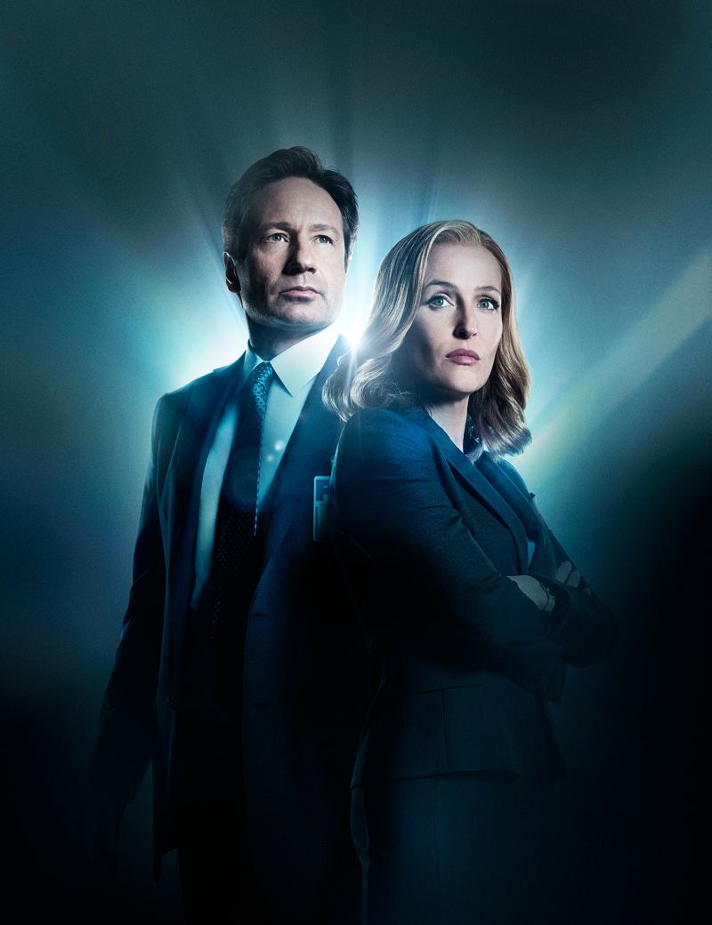 David Duchovny and Gillian Anderson