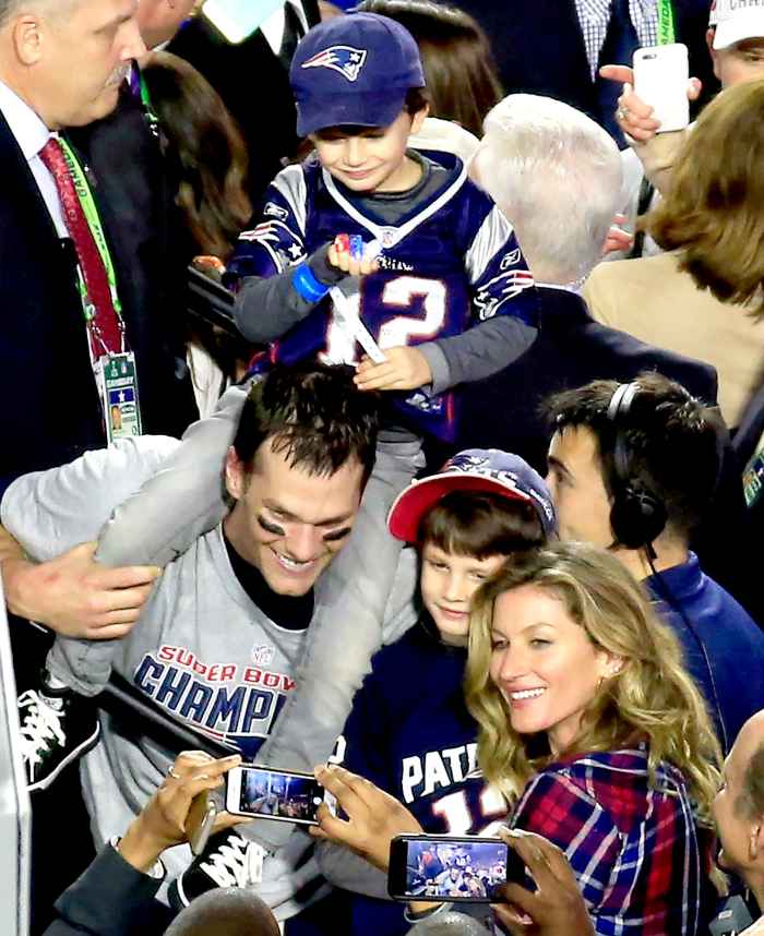 Tom Brady, Gisele Bundchen Celebrate Patriots Win: Cute Photo | Us Weekly