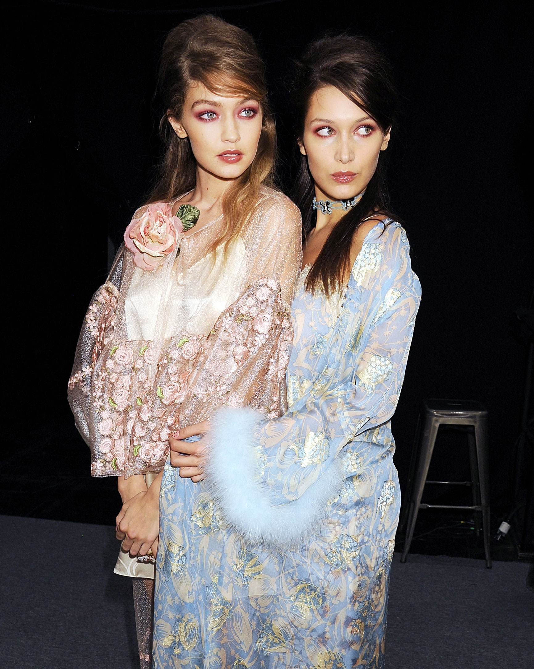 Bella and Gigi Hadid Walk Together During Anna Sui's NYFW Show: Pics
