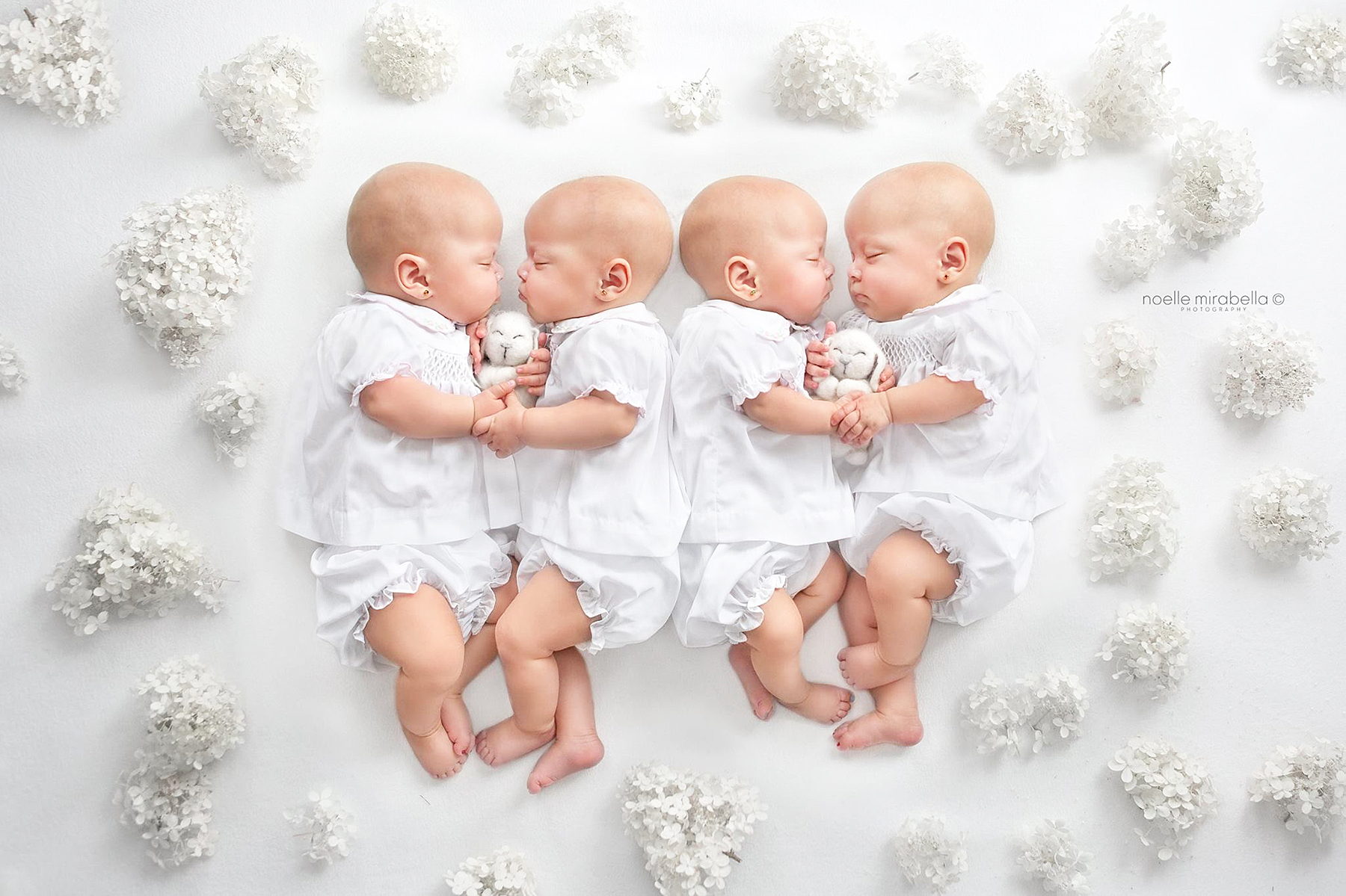 These Identical Quadruplet Baby Girls Are Growing Up Fast!